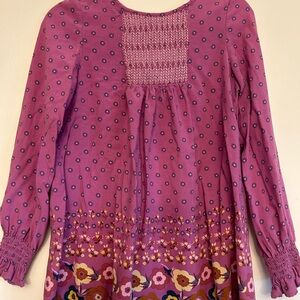 Matilda Jane Purple Floral Kids Blouse